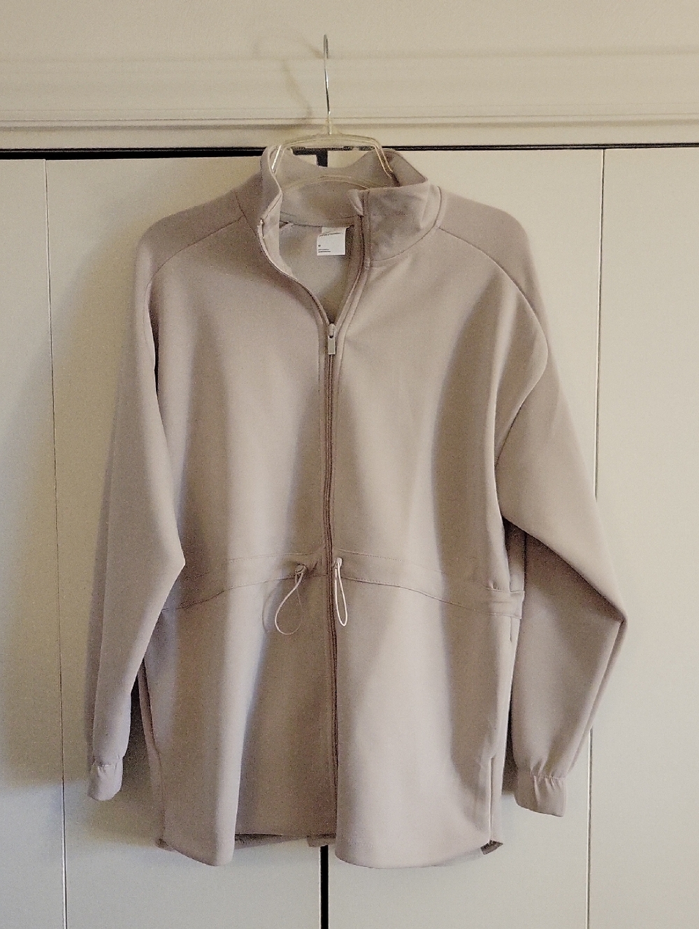 All In Motion Light Taupe Full-Zip Active Jacket